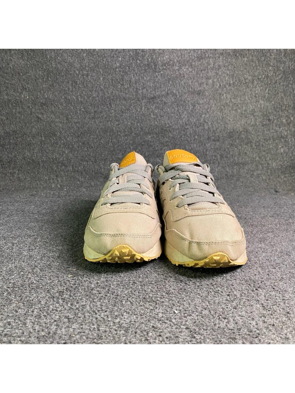 Saucony Shoes Womens Size 8.5 Beige Canvas Low Top Casual Sneakers S60272-2 - Picture 3 of 9